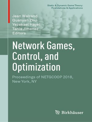 cover image of Network Games, Control, and Optimization